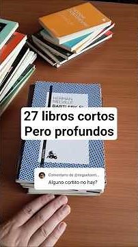 27 libros cortos pero profundos que deberías leer alguna vez