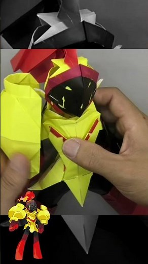 I tried making Armarouge out of origami #PokemonOrigami #Armarouge #Tokaen #Pokemon #Armarouge