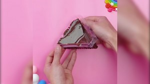 Chocolate triangle dessert pieces