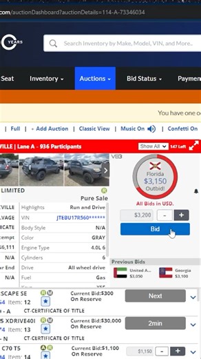 Bid. Win. Ship. 🚗 🛳 With PGL, getting your dream car from USA auctions has never been this easy. We guide you through the bidding process and handle the rest — from purchase to delivery. Smarter bidding. Safer shipping. #carshipping #PGL #Cars #Loading #Towing #UAE #USA #shipping #worldwideshipping | Peace Global Logistics LLC
