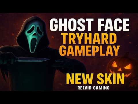GHOST FACE (NEW SKIN)👻TRYHARD WIN GAMEPLAY & FIRST REVIEW🧡🎃HALLOWEEN SPECIAL PART 1 | Fortnite