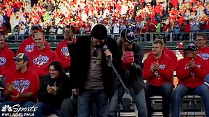 "I meant it. Some people didn't like it... Sorry." He really was The Man, wasn't he? | NBC Sports Philadelphia