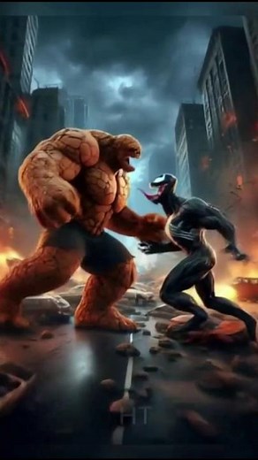 "AI Generated Ben Venom 🔥 | Superpower Battle | Realistic Animation | AI Video 2025