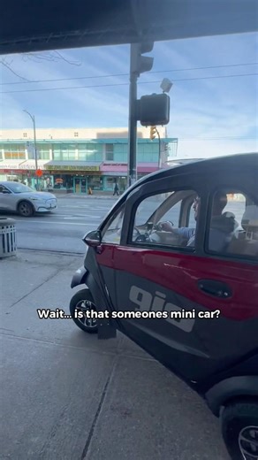 Wait… is that someone’s mini car? Think again 👀 #emobility #usa #canada (USA & Canada)