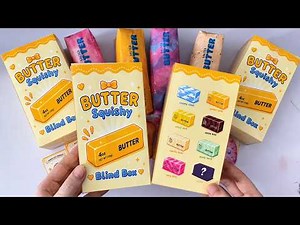 🧈 BUTTER SQUISHY DIY BLIND BOX Unboxing! 🧈 Free Printable + Tutorial | Paper Craft ASMR