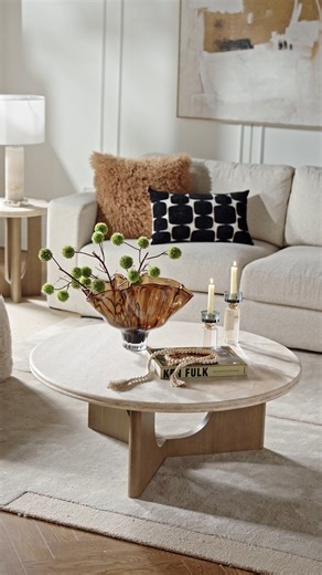 The centerpiece of every story. Explore sculptural coffee tables that define the room — crafted for modern glamour, timeless design, and everyday luxury. Shop the collection now: https://bit.ly/46Li2gI | Z Gallerie