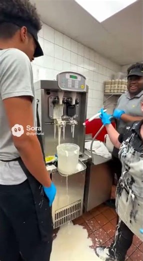 Ice Cream Machine EXPLODES in the Kitchen?! 🍦💥💀#shorts #viral #funny #kitchen #fail