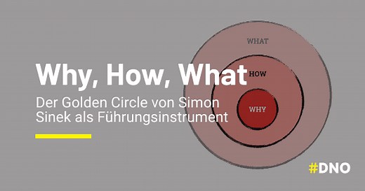 Why, How, What – Der Golden Circle von Simon Sinek als Führungsinstrument