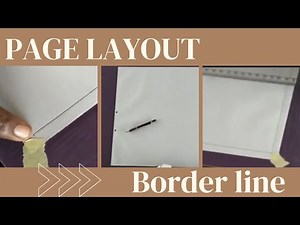 How to draw border line
