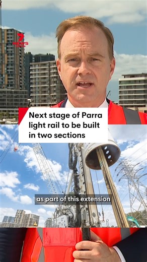 The second stage of the Parramatta light rail project will now be built in two sections, the NSW government has announced. #lightrail #parramatta #westernsydney #sydney #nswpol | 7NEWS Sydney