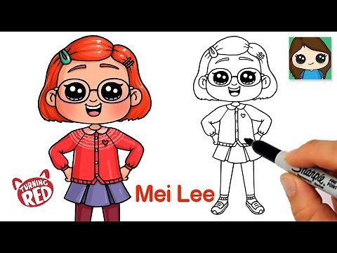 How to Draw Mei Lee | Turning Red