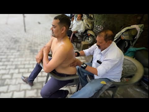 Asmr One hour painkiller BACK (Spine & Shoulder ) massage Therapy by Indian barber Narsa baba |