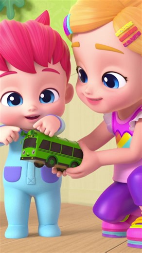 Color Bus Baby Shark Song with Bebe Finn | Kids YouTube Clip