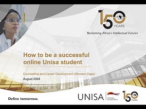 How to be a successful Unisa online student