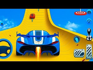 Mega Ramp Monster Car Racing 3D - Extreme Car Stunts - Android Gameplay