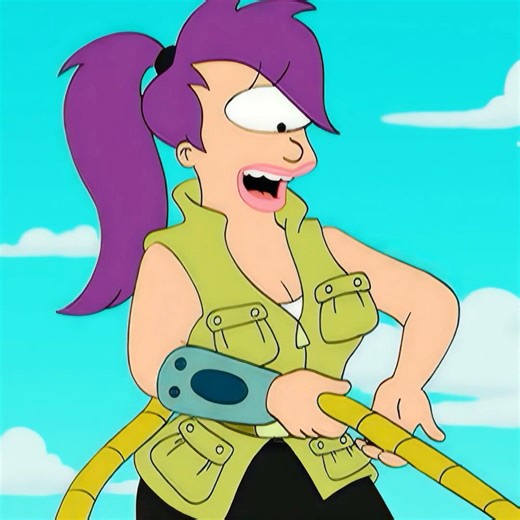 Every time Leela goes fishing, she only catches shoes./ Futurama #shorts #movie #tvshow #futurama