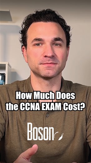 Boson Software on Instagram: "How much does it really cost to get your CCNA? Let’s break it down - exam fees, study tools, and everything in between! #cisco #ccna #ccnacertification"