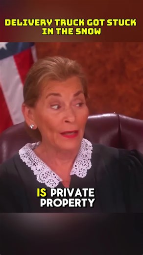 Delivery Truck Stuck in Snow: A Legal Drama Unfolds