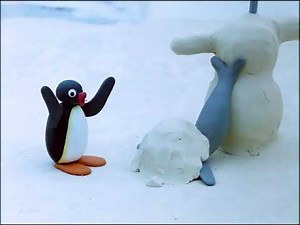Pingu 52 Pingu Builds a Snowman Original VHS version HQ Restored