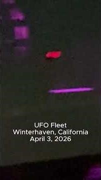 UFO fleet Winterhaven, California USA April 3, 2026 UAP Alien Paranormal Breaking News 📰