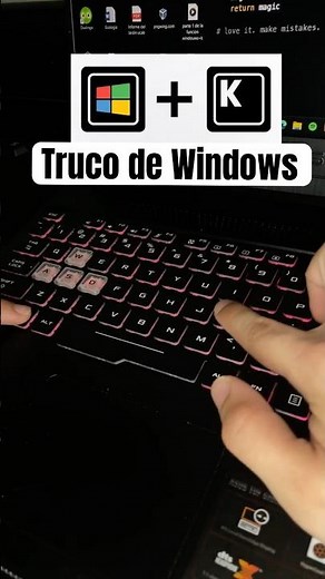 como transmitir la pantalla de tu laptop (truco de windows)