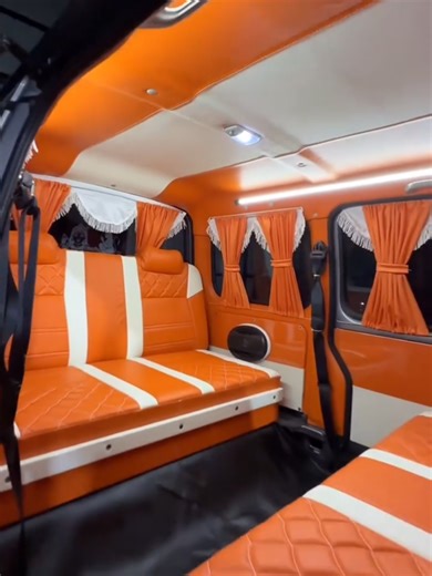 Maruti Eeco Bs6 Model convert to sofa bed || orange & White colour combination || Andhra Pradesh to Vadodara || Modification by Navkar motor official || Modification hub || Vadodara || M. 8140807082, 6353-703585