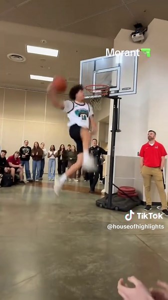 Dunk Contest During Lunch - High School Fun!