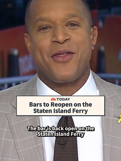 The bar is back open on the Staten Island Ferry. For the first time since 2019, passengers will be able to buy beer, hard seltzers, and canned cocktails on board. Only one ferry, the S.S.G. Michael H. Ollis, serves alcohol on board, but more will begin service in the coming weeks.