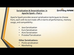 Various Serializations and usages - Part 2 | Spark / Bigdata Interview Questions | Theory