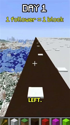 Trying to build the biggest canvas ever in Minecraft #minecraft #pixelart #minecraftshorts