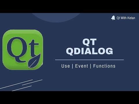 Qt QDialog | How To Use QDialog Box | Methods And Properties | Qt C++ | Qt Creator | Qt Tutorial