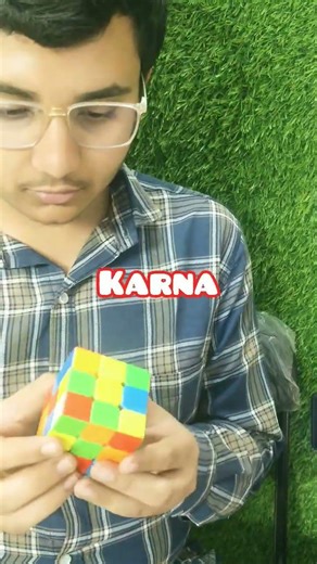 I Solved Rubik's Cube Only In One Minutes #shorts