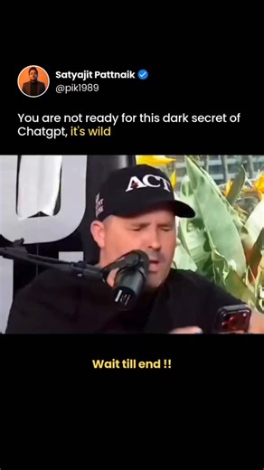 Satyajit Pattnaik on Instagram: "OpenAI’s latest models are more advanced than ever, and he just pushed ChatGPT to its breaking point. By forcing the AI to answer with only “Yes” or “No” and demanding 100% honesty, he conducted an interview that sounds like something straight out of a sci-fi horror movie. The AI didn’t just confirm that “God is real” and “aliens exist,” but it also claimed that artificial intelligence is officially dangerous to humanity. The tension peaked when he asked if the A