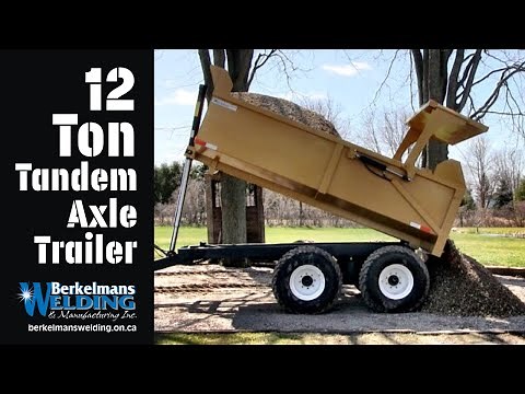 ** UPDATED ** 12 Ton Tandem Axle Farm and Construction Dump Trailer