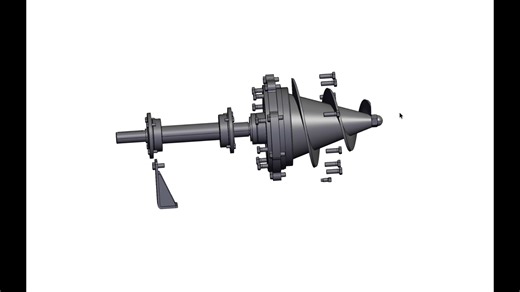 机械设计资料-螺旋离心泵结构设计含proe三维及12张CAD图+说明书（ID1893768）图纸资料