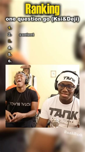 Ranking the best 1 question go moments (Ksi&Deji), last one is too good
