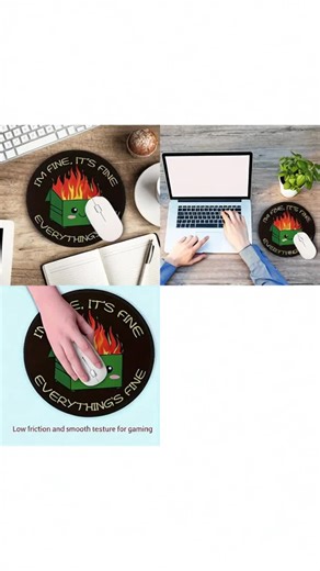 Cute Funny Mouse Pad, Round Mouse Pad with Stitched Edge, Non-Slip Rubber Base Mousepad, Desk Accessories for Home Office, Gaming Mouse Pads, Desktop Accessory #officedeskdecor #creativeaccessories #extracushionkitchenmats #officegirlydeskaccessories #computerdeskmat #uniquehomegift #funhomedecor #heatingpadchristmasgiftstiktokshopblackfriday #porepads #cutepressonnails