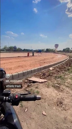 Athletic track #running #track #jcb #construction #jcbvideo