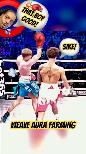 AURA FARMING BOXER 🥊 #shorts #youtubeshorts #mrbrownreacts #boxing