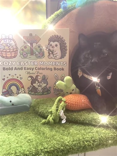 Relax with Cozy Easter Moments Coloring Book