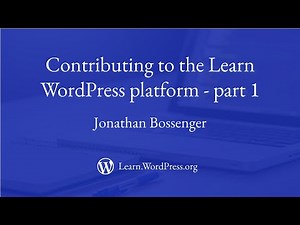Contributing to Learn WordPress with code – part 1