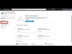 |3| How to Create Azure Virtual Desktop host pool - Arabic | شرح بالعربي