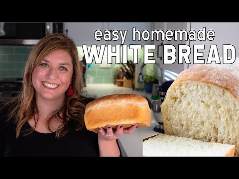 Easy Homemade WHITE BREAD and Cinnamon Swirl Bread
