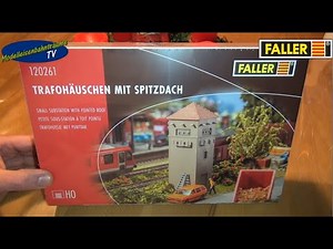 Faller 120261 Trafohäuschen mit Spitzdach...