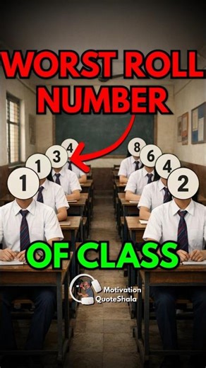 5 Worst 😡 Roll Numbers of Class