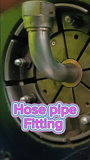 How to make Hydraulic hose pipe fittings | hydraulic pipe
