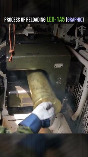 Inside the Leopard 1A5 Manual Gun Loading Process
