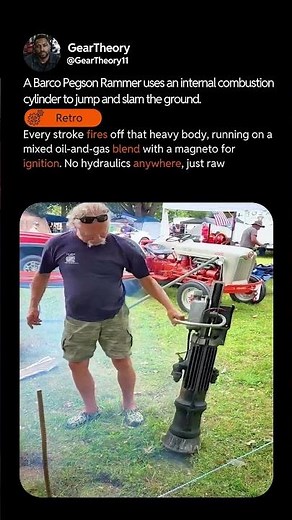 HOW OLD SCHOOL GAS POWERED TAMPERS WORKED