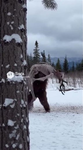 Sasquatch sighting 🦍🫎-(skin walker caught)
