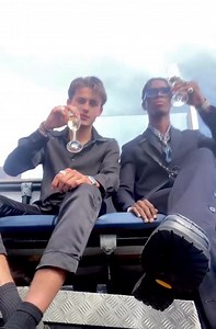 3.3K views · 372 reactions | Drinking champagne with my mate. 壟 #champagne #teen #actor #model | William Franklyn-Miller: Fan Club | Facebook